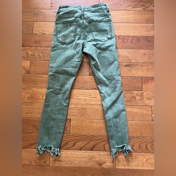 Vervet olive green denim skinny jeans from VICI - Picture 3 of 7